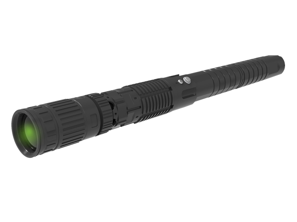 Green light laser pointer birds for poultry farm